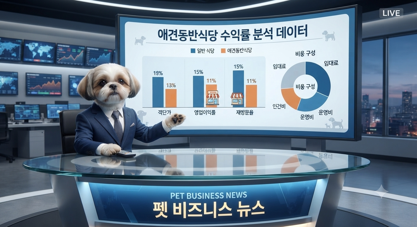 애견동반식당 차리면 진짜 대박 날까? 공정위 데이터로 본 외식업 수익률의 함정
