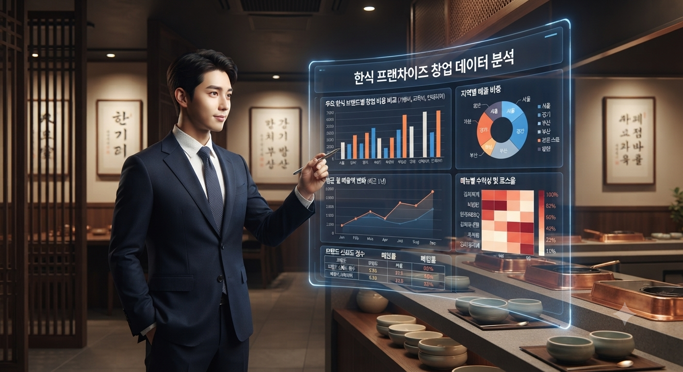 한식 프랜차이즈 창업, 10년 차 점주가 말하는 원가율 30% 방어와 상권 독점 시나리오