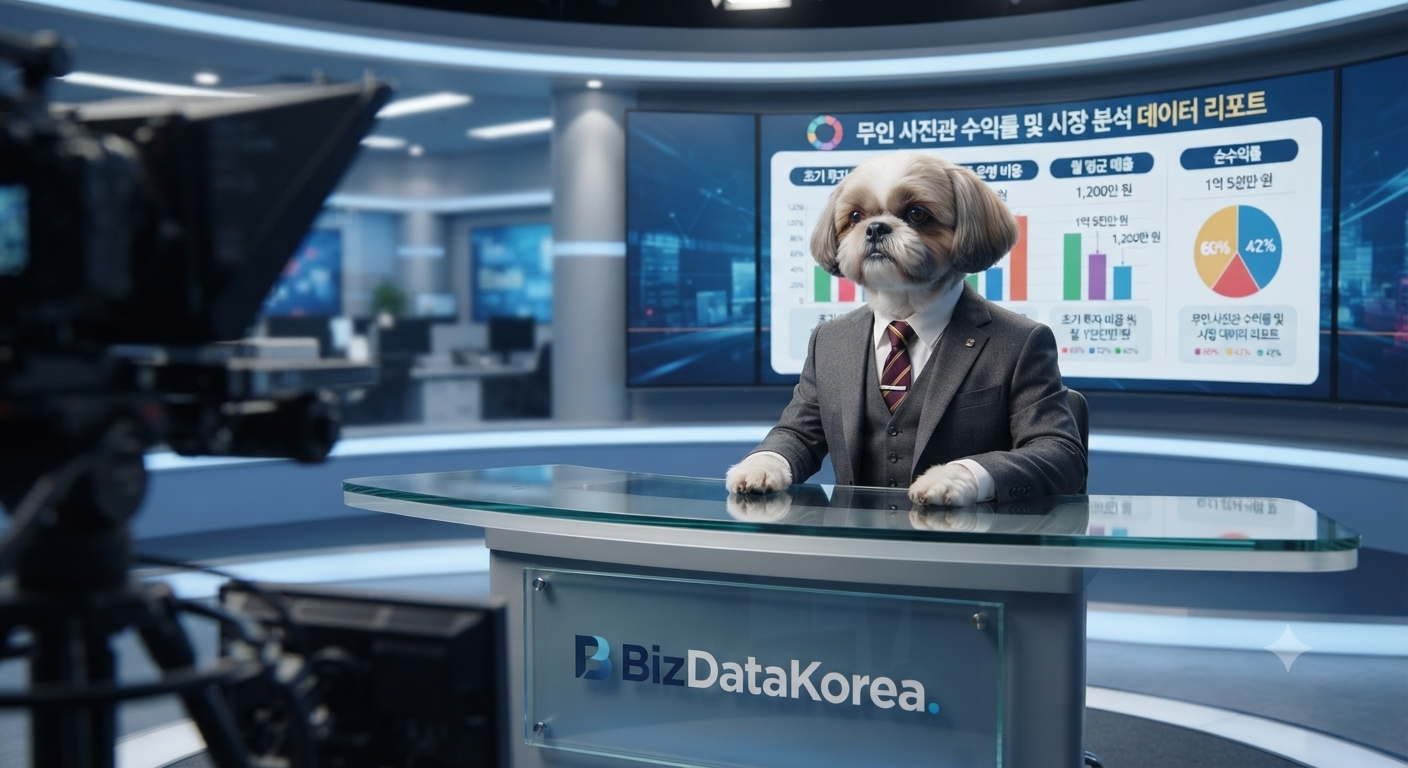 무인 사진관 창업 분석, 1,000만 원 매출 뒤에 숨겨진 ‘월 400만 원 적자’의 비밀? 공정위 데이터로 확인하는 무인 스튜디오의 생존 공식