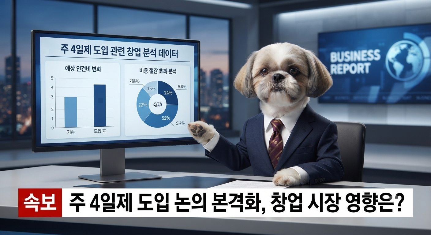 주 4일제 프랜차이즈 분석: 도입 시 인건비 수익 변화와 공정위 데이터 리포트, 어떻게 대응해야 할까?