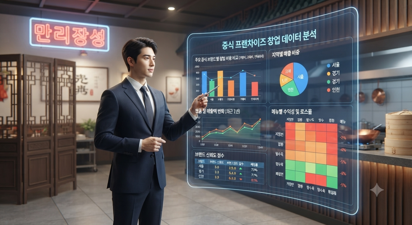 중식 프랜차이즈 창업 수익률, 폐업률 0%에 도전하는 순수익 극대화의 법칙은?