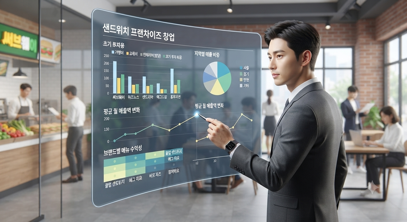 샌드위치 프랜차이즈 창업 수익률, 건강식 트렌드 타고 매출 2배 올리는 운영 노하우는?