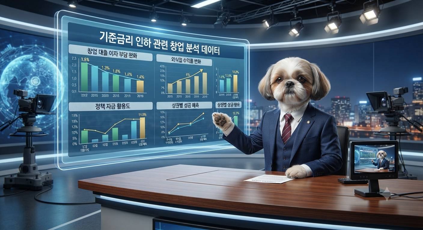 기준금리 인하되면 창업 대출 이자 수익 분석 얼마나 줄어들까? 실제 순수익 1위는 공정위 데이터 분석